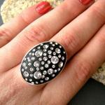 Black And White Crystal Rh..